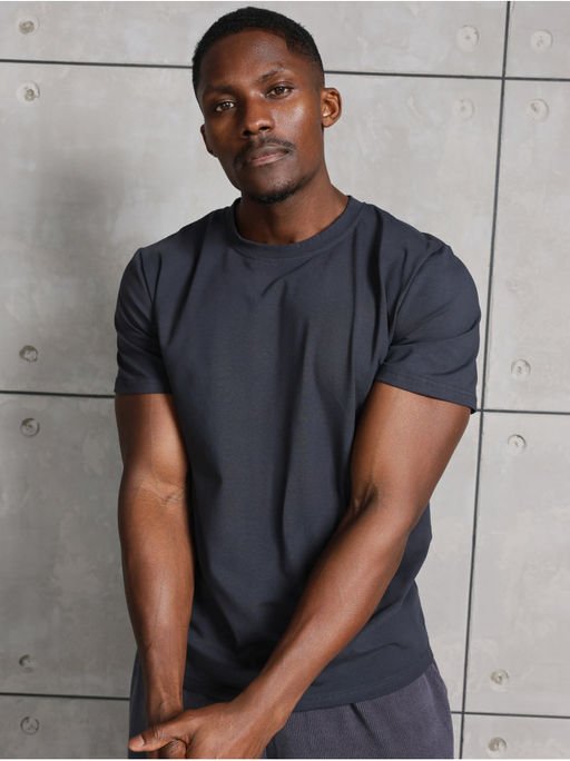 Футболка "Однотонная" Графит Мужской