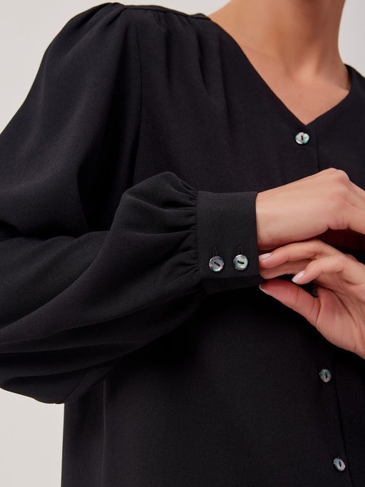 Блузка женская 1231133007 black - Eleganzza фото 7
