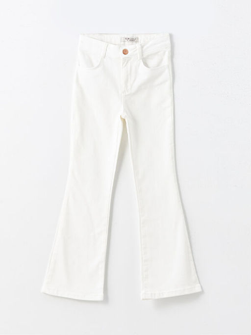 Beli Ayarlanabilir Lastikli K?z ?ocuk Pantolon - Waikiki фото 3