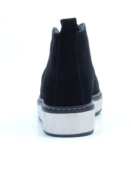 01-5172-2 BLACK Ботинки женские демисезонные (натуральная замша, байка) - Фабричный китай фото 9