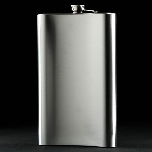 Фляжка ГИГАНТ Большому кораблю, 1920 мл, серебристая