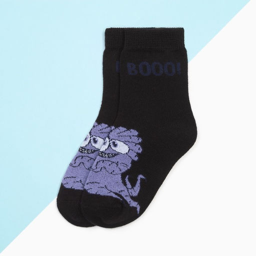 Носки детские KAFTAN «Монстр», размер 14-16 см, цвет чёрный