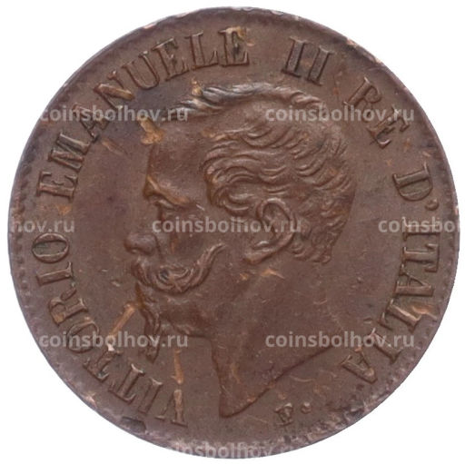 Монета 1 чентезимо 1867 года M Италия