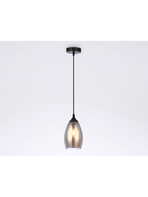 Светильник подвесной TR3535, 1хE27, 40 Вт, 80×12 см, чёрный
