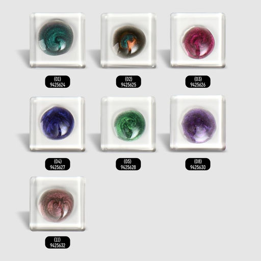 Гель-лак для ногтей, кошачий глаз, трехфазный, 8 мл, LED/UV, золотистый (02)