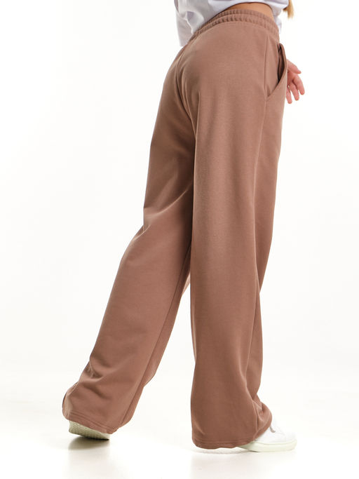 Брюки для девочки палаццо 22-8027 кофе - Mini maxi фото 8