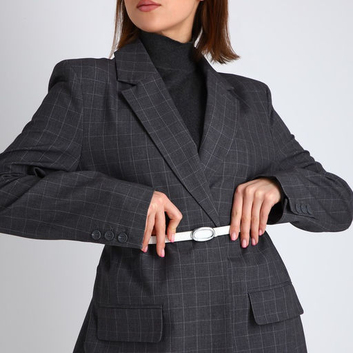 Ремень женский, ширина 1 см, пряжка металл, цвет белый - Simaland фото 2