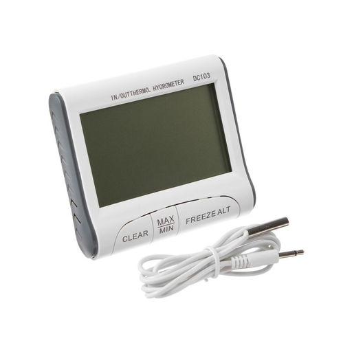 Термометр Luazon LTR-15, электронный, 2 датчика температуры, датчик влажности, белый - Luazon home фото 5