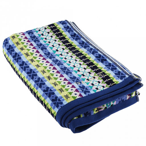 Missoni-3005 Полотенце махровое 70х140см, плотность 375гр/м2, 100% хлопок, велюр, синий, Bolangde (Китай) - Домашняя мода фото 3