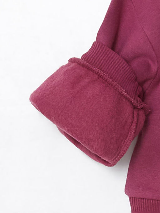 Bisiklet Yaka Bask?l? Kal?n K?z Bebek Sweatshirt - Waikiki фото 3