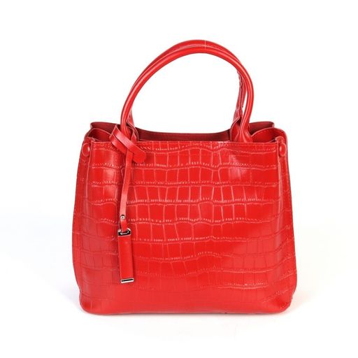 Женская кожаная сумка 1546-220 Ред - Cidirro фото 2