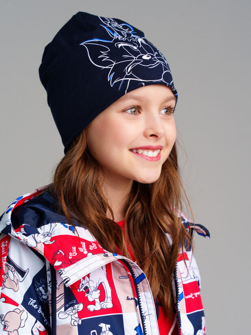 12441173 Шапка трикотажная для девочек, 2 шт в комплекте - Playtoday фото 2