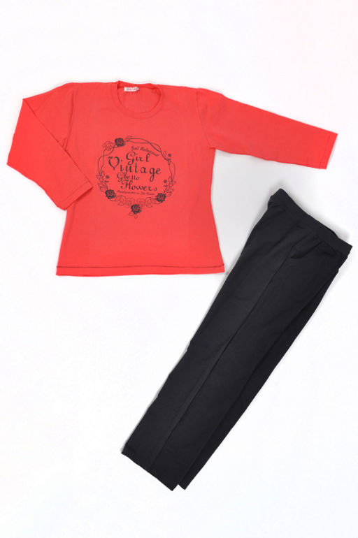 Арт. 4502 Пижама с брюками 46-52 (4 шт) Цвет:ассорти - Калинка фото 2