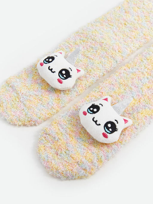 Aplike Nak??l? K?z ?ocuk Ev ?orab? ve Toka - Waikiki фото 3