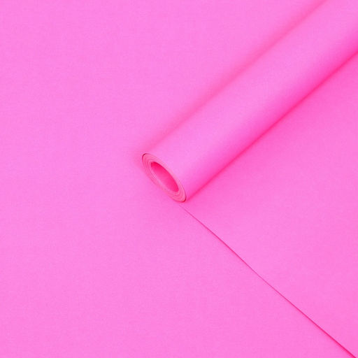 Бумага крафт двустороняя, фуксия, для цветов и флористики, 0.68×10 м