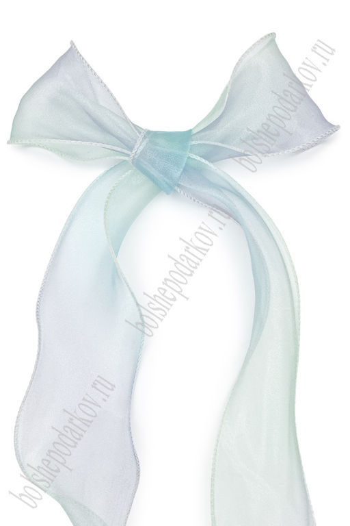 Лента органза с декоративным швом "Переход цвета" 6 см*10 ярд (SF-7032) №5