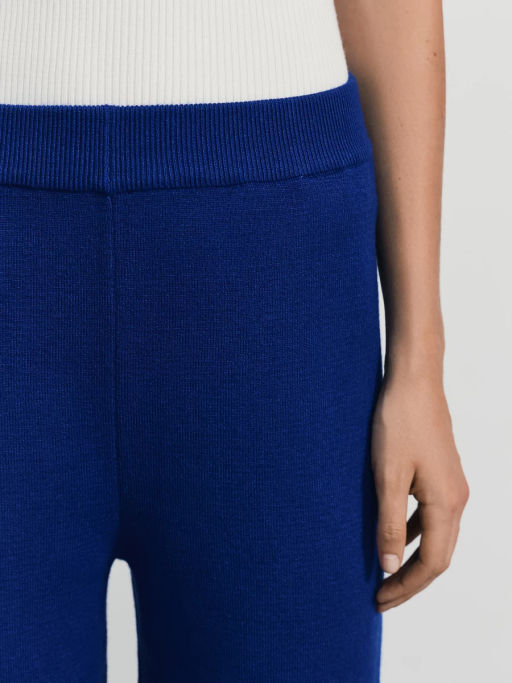 Прямые вязаные брюки из вискозы / Zarina  фото 5