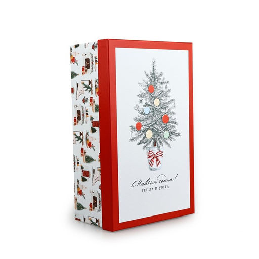 Коробка подарочная «Уютного Нового года», 32.5×20×12.5 см
