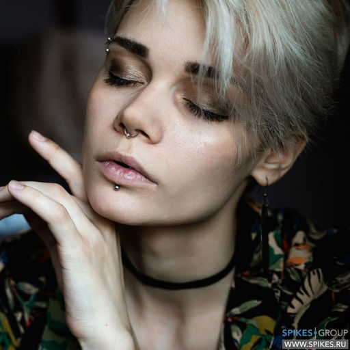 Сегментное кольцо кликер с несъемным шариком из стали/1*10 мм