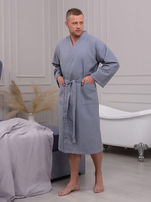 ХАЛАТ УДЛИНЕННЫЙ КИМОНО ВДК-СЕР-973 - Ашматекс фото 3