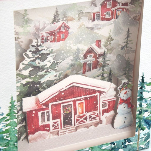 Коробка подарочная новогодняя складная с 3D эффектом «Сказочных моментов», 18×14×23 см