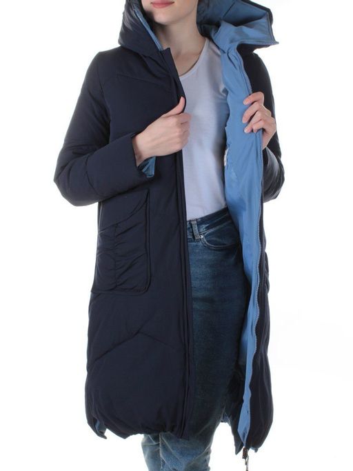 011 DK. BLUE Пальто женское зимнее First Love (био-пух)