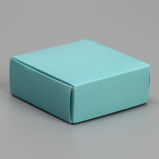 Цена за 5 шт. Коробка под бижутерию двухсторонняя Тиффани, 7.5 7.5 3 см - Дарите счастье фото 2