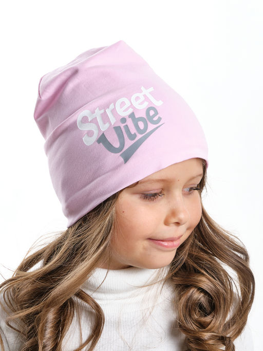 Шапка для девочки UD 3014 розовый - Mini maxi фото 2