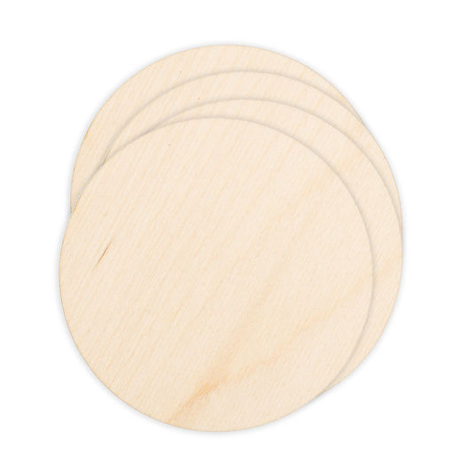 Заготовка для декорирования Mr. Carving БА-18 Подставка под горячее фанера d 9 см х 0.3 см 4 шт Круглые  фото 3