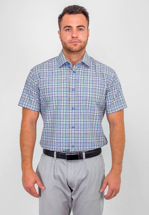 Сорочка мужская короткий рукав GREG 245/209/063/Z/1  фото 6