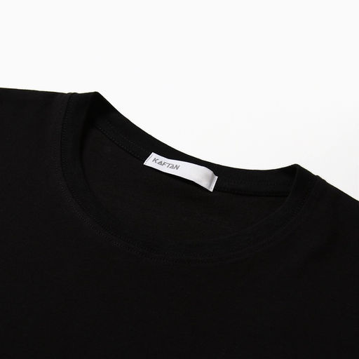 Футболка женская KAFTAN: Basic line, чёрная, размер 48-50
