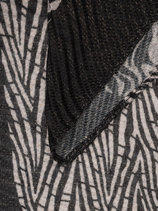 Палантин жен. виск+шерсть+люр 85х180 LBL54-645-01