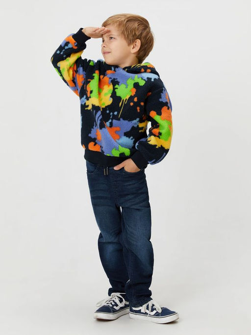 ACOOLA / Брюки джинсовые (утепленные) детские для мальчиков Hudson темно-синий