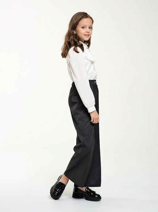 Школьные брюки для девочки Mooriposh, модель 0429
