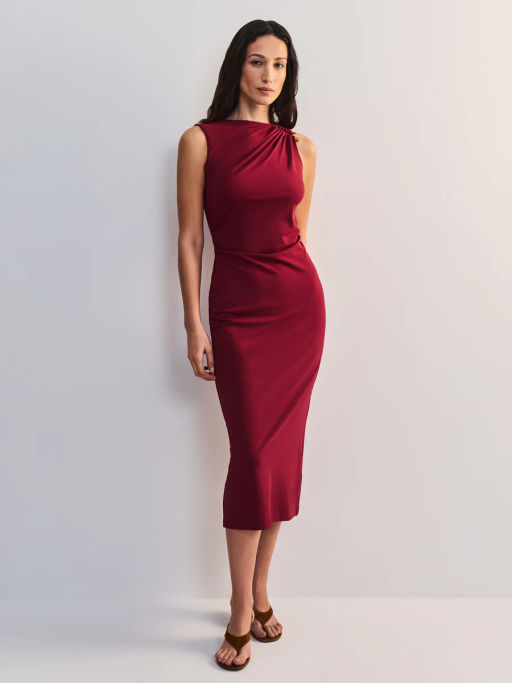 Платье длины миди с брошью ZR2605022923-77 / Zarina