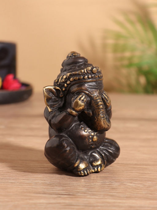 Сувенир «Ганеша Мудрости», 6×5×8 см, бронза
