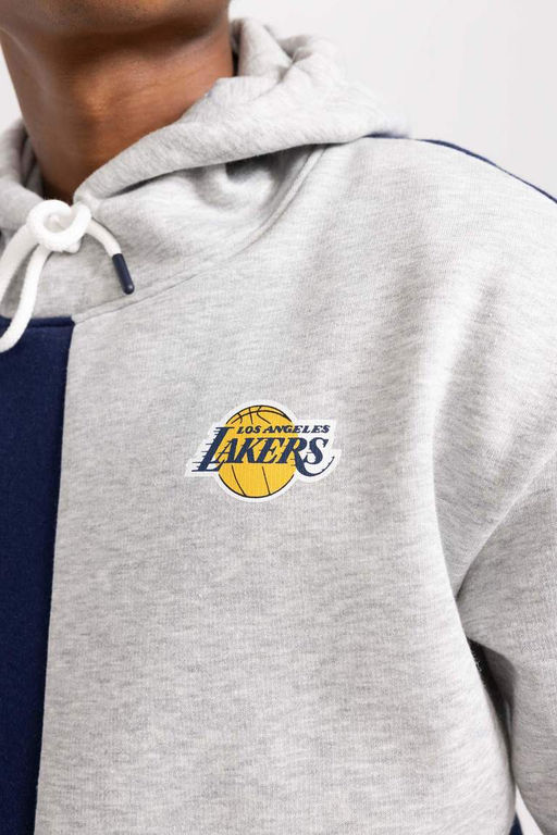 DeFactoFit Толстовка комфортного кроя с капюшоном NBA Los Angeles Lakers  фото 9