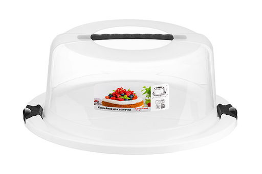 Контейнер для выпечки 38,5*34*16 см, круглый (модель 607)