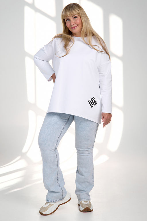 Кофта футер life дл/р