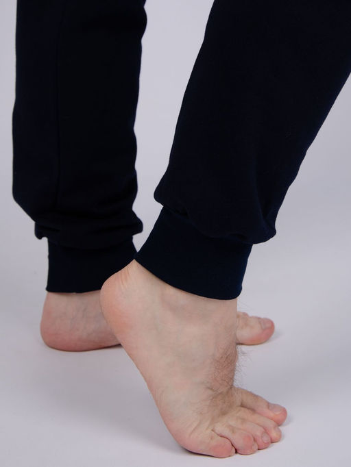 Нательное бельё "НБМ-2" синее, футер начес