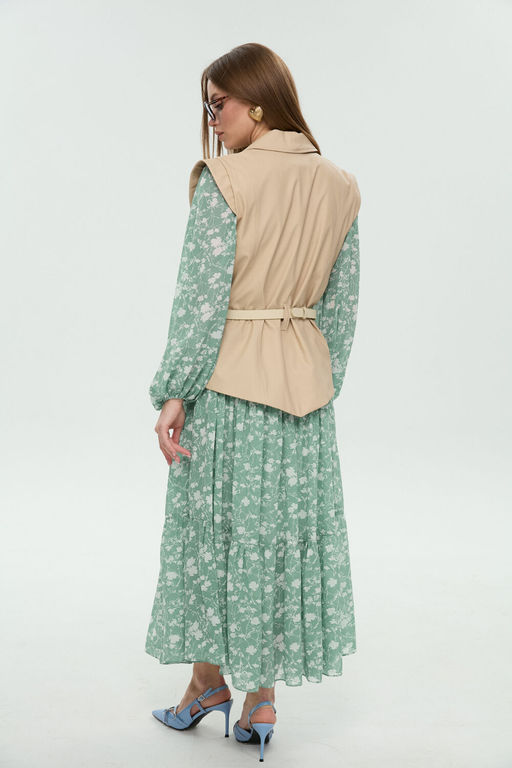 Костюм NIKVA н1042-1 мята и крем-брюле