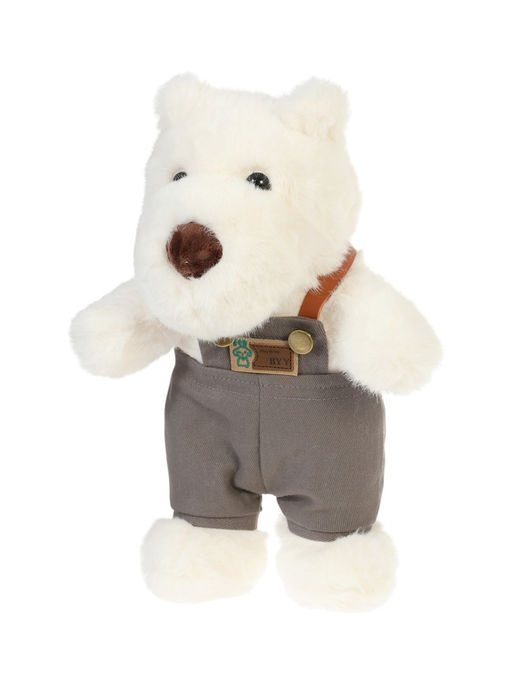 Мягкая игрушка "Пёсик в комбинезоне", 30 см