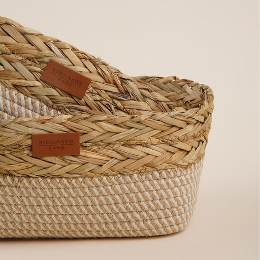 Корзины для хранения SL Home, плетёные, ручной работы, 2 шт., 281810 см, 302012 см - Sima-land home фото 4