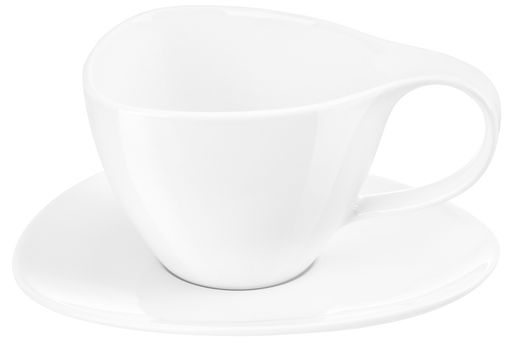 Чайная пара 2 пр. 300 мл 14,3*10,3*7,8 см "Колоранс" белая