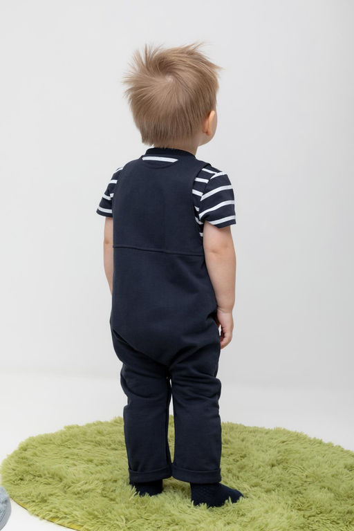 КР 6466/индиго к448 полукомбинезон д/мал яс - Crockid фото 3