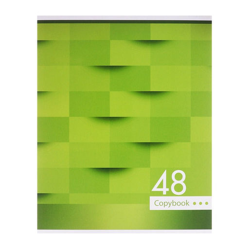 Тетрадь 48 листов в клетку Calligrata Мозаика, обложка мелованный картон, блок №2, белизна 75% (серые листы), МИКС фото 11