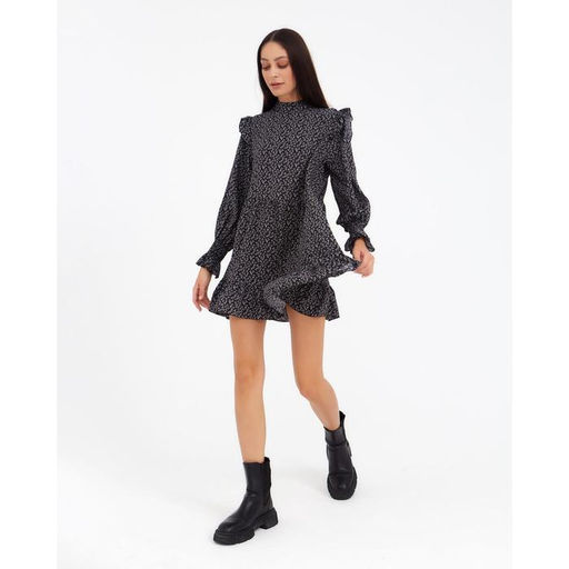 Платье мини женское MIST: Dresses, размер 46, чёрное