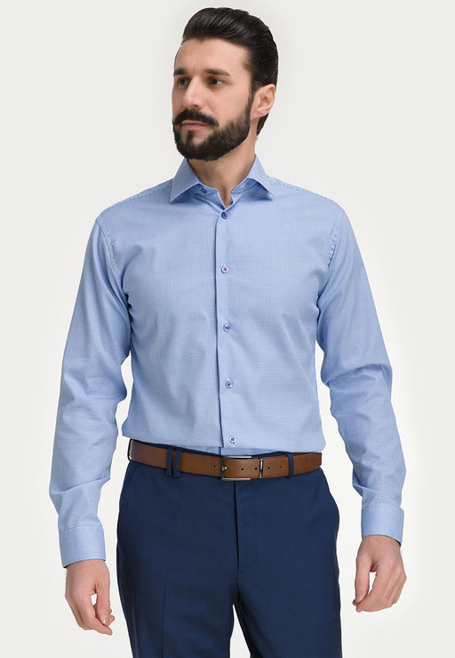 Сорочка мужская длинный рукав GREG 214/131/7515/Z/1p_GB  фото 10