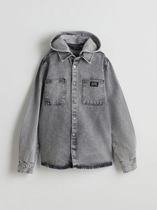 Kap??onlu Erkek ?ocuk Jean G?mlek