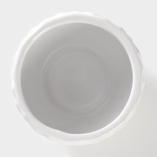 Банка для сыпучих с ложкой Доляна Ананас, 300 мл, 10?14.5 см, доломит, белая